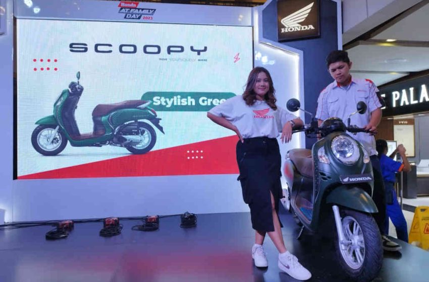  Astra Motor Bali Hadirkan Warna dan Striping Baru New Honda Scoopy