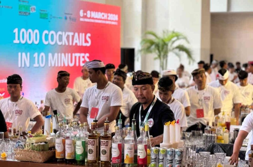  1.000 Cocktails dalam 10 Menit Pecahkan Rekor MURI di Ajang FHTB 2024 dengan Melibatkan 100 Bartender