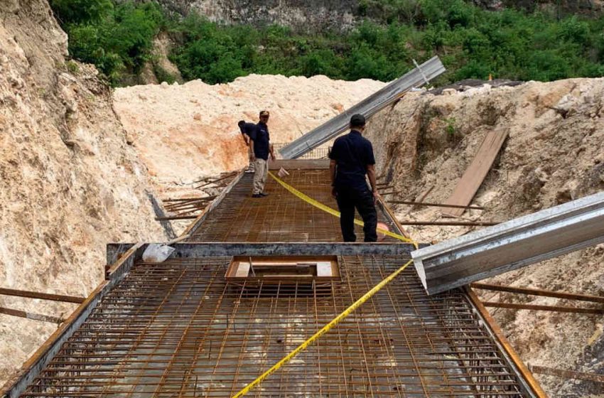  Pembangunan Vila Tutup Sungai di Ungasan, Dihentikan Sementara Satpol PP Badung