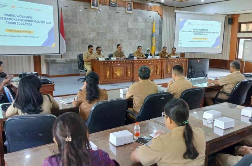  Bappeda Bali Gelar Bimtek Penyusunan Teknokratik RPJMD 2025-2029