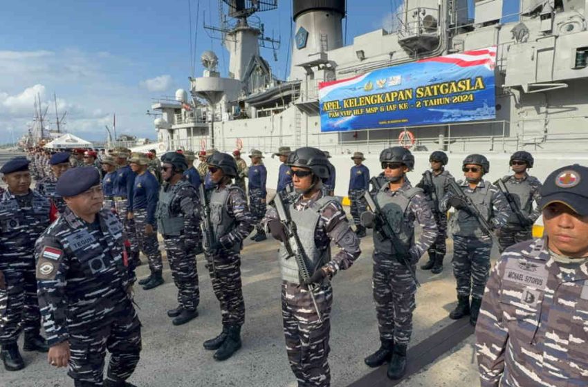  Tiga KRI Siap Amankan Perairan Bali Selama HLF MSP dan IAF di Nusa Dua