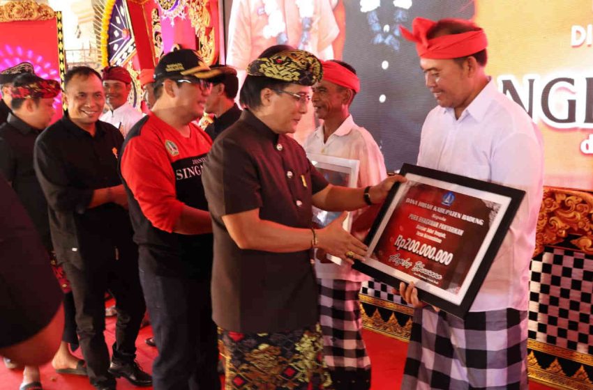  Warga Tabanan Sambut Bupati Giri Dalam Program Badung Angelus Buana 