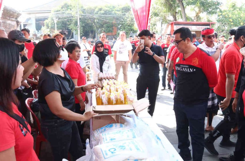  Bupati Sanjaya Canangkan Pasar Murah Serentak Menjelang Hari Raya Galungan dan Kuningan