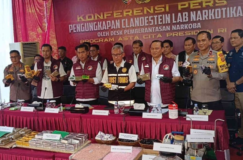  Pabrik Narkoba di Ungasan Digerebek Bareskrim Polri, 4 Tersangka Beserta 25 KG Hashish Diamankan