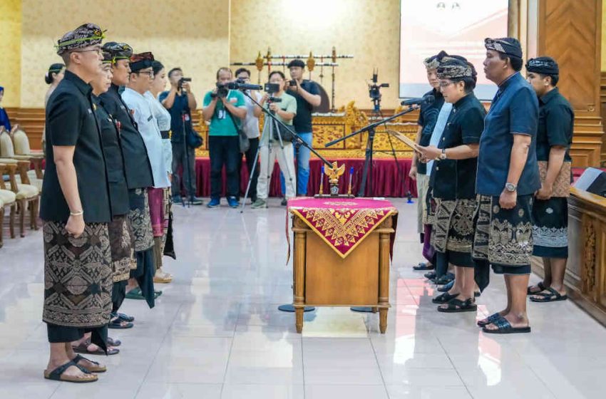  Bupati Giri Prasta Lantik IB. Surya Suamba Sebagai Sekda Badung