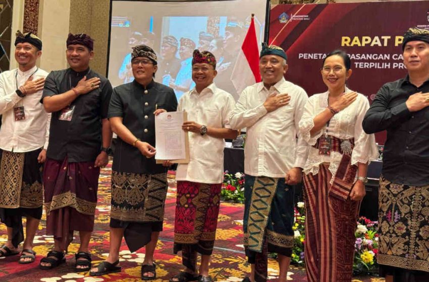  Koster-Giri Resmi Gubernur dan Wakil Gubernur Bali 2025-2030, Wayan Koster Sebut Momentum Pertama Bali Era Baru