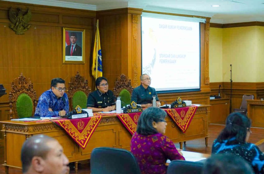  Bupati Giri Prasta Menerima Entry Meeting Pemeriksaan Interim LKPD tahun 2024