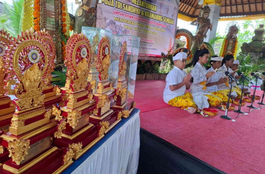  Meriahkan HUT Denpasar, PHDI Lombakan Tri Sandhya dan Kramaning Sembah