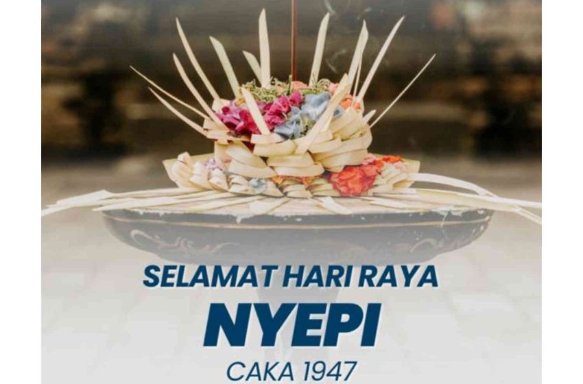 Kakanim Ngurah Rai Ucapkan Selamat Hari Raya Nyepi Tahun Baru Saka 1947