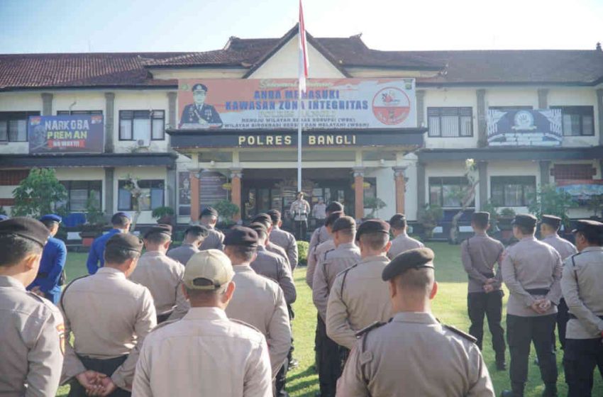 May Day, Polres Bangli Siagakan Puluhan Personel