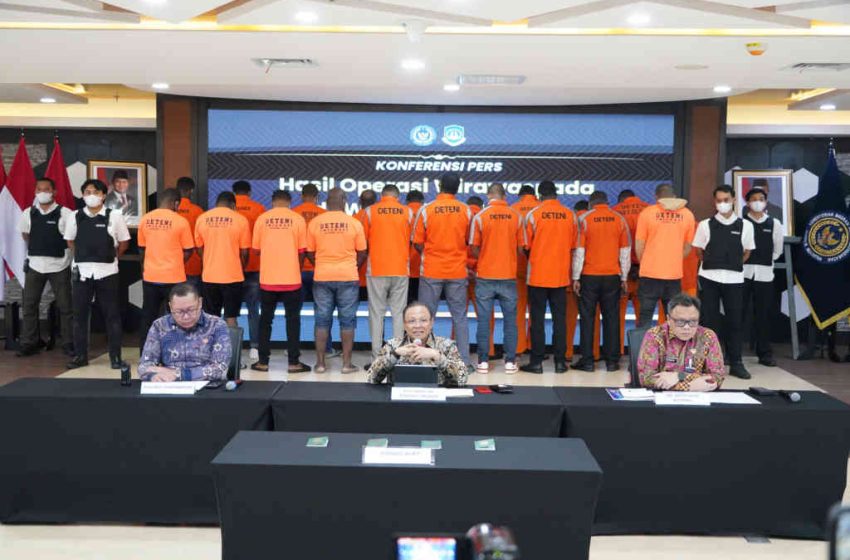 Imigrasi Berhasil Amankan 170 WNA dalam Operasi Wira Waspada