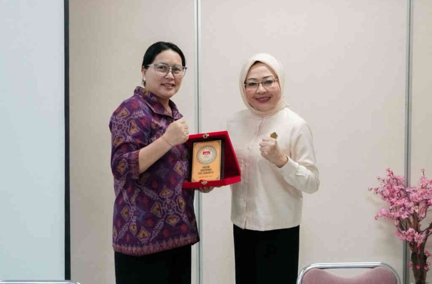  Perkuat Sinergi Antarorganisasi, Ketua BKOW Bali Audiensi ke BKOW DKI Jakarta