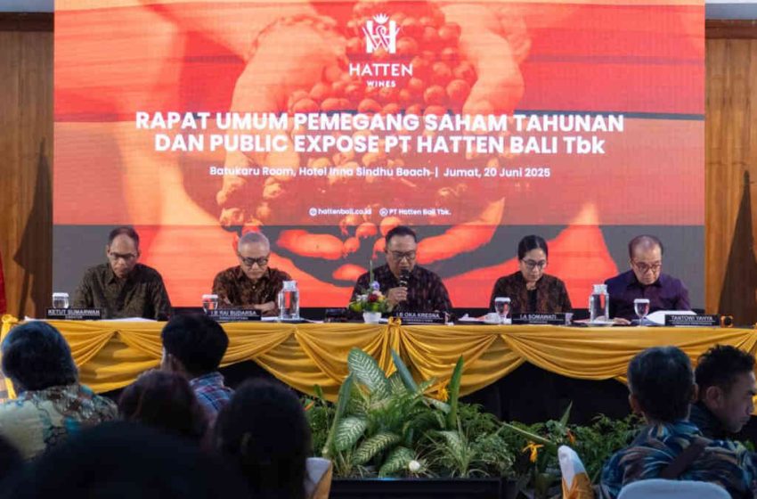  Gelar RUPST 2024, Hatten Bali (WINE) Bagikan Dividen Rp9,4 miliar