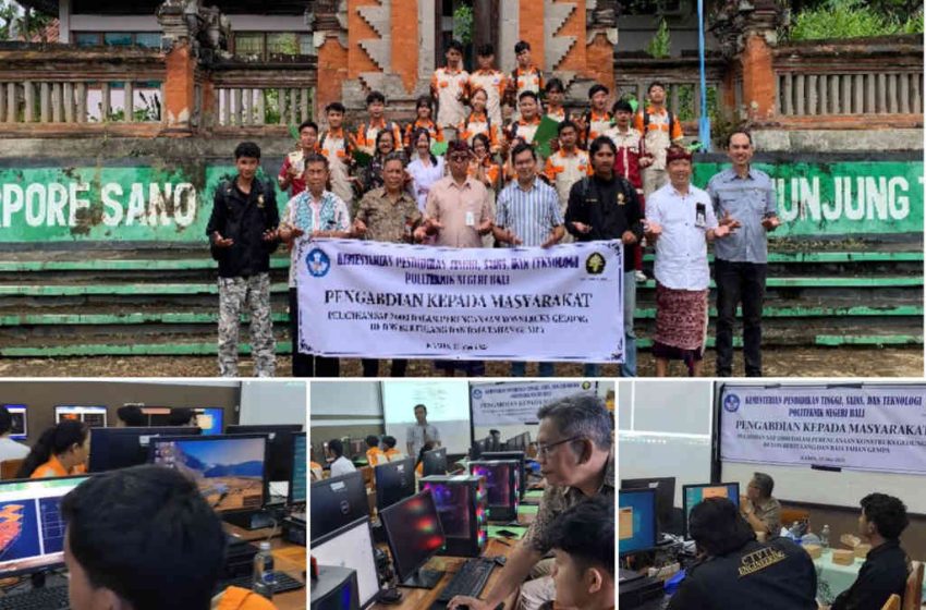 Prodi D3 Jurusan Teknik Sipil PNB, Beri Pelatihan Sap 2000 di SMK Negeri 3 Singaraja