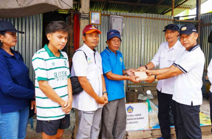  Pemprov Bali Bantu Warga Tak Mampu Bangun Rumah Layak Huni