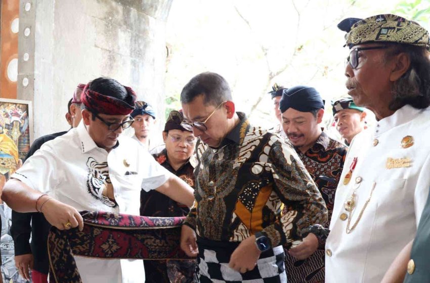 Bupati Sanjaya Sambut Menteri Kebudayaan RI di Tabanan