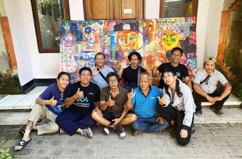  Melukis Bersama Jelang Pameran Senirupa “Ekspresi Kebahagiaan” di Rumah Berdaya