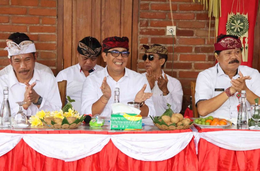  Bupati-Wakil Bupati Tabanan Hadiri Upacara Ngenteg Linggih di Pupuan