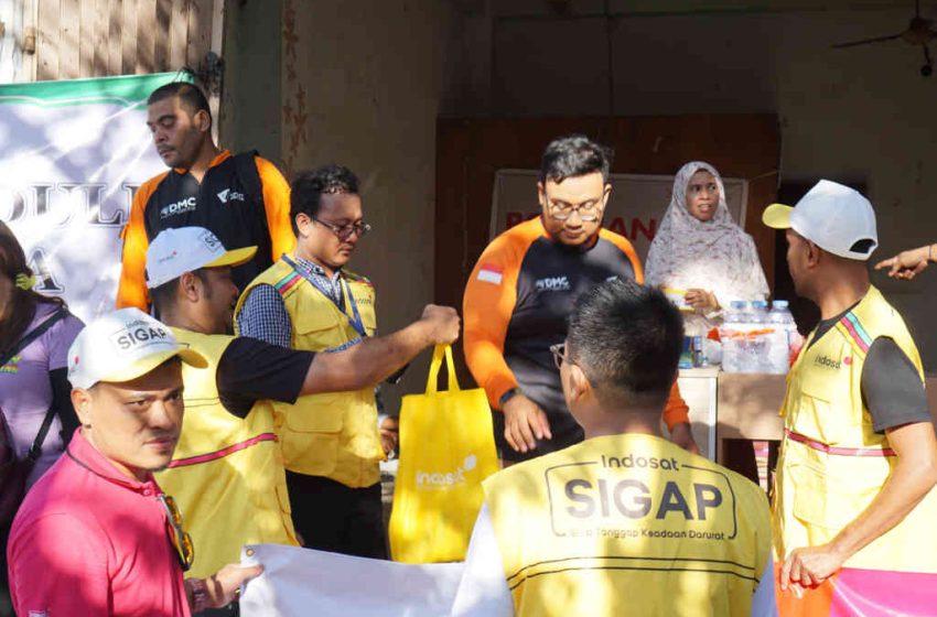 Indosat Ooredoo Hutchison Hadir untuk Masyarakat, Bantu Pemulihan Korban Banjir di Bali