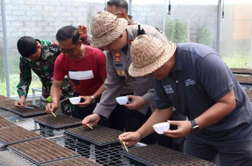  Bupati Sanjaya dan Kapolres Tabanan Tegaskan Komitmen Wujudkan Ketahanan Pangan