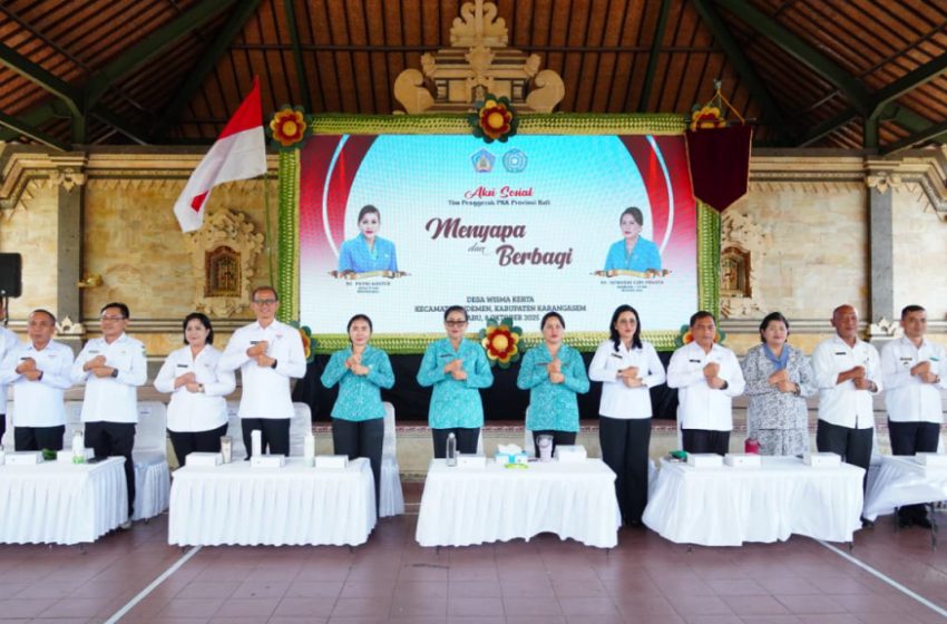 Bangun Sinergi Lintas OPD dan IBI, TP PKK Bali Salurkan Bantuan di Sidemen Karangasem