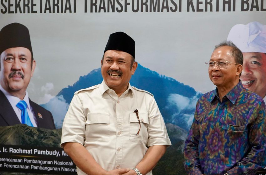 Menteri Pambudy Puji Keberanian Bali Tak Hanya Bergantung pada Pariwisata