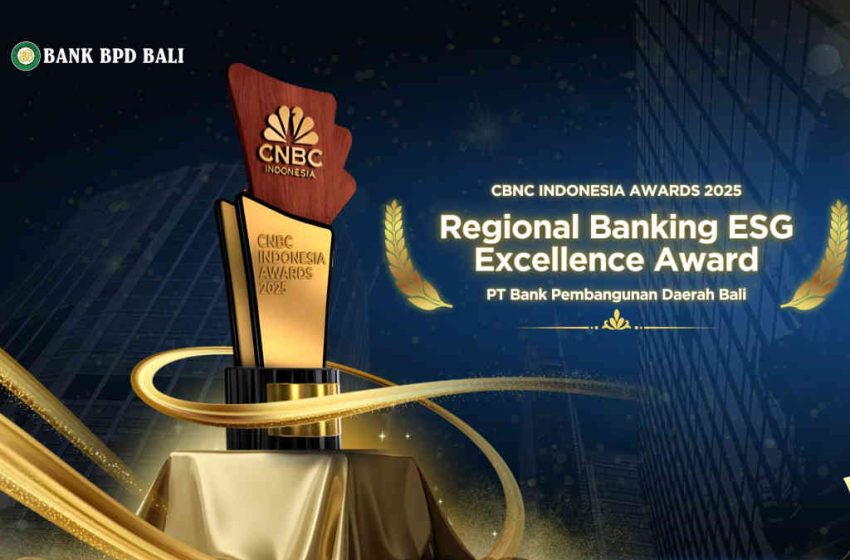 Bank BPD Bali Raih Penghargaan Regional Banking ESG Excellence Award