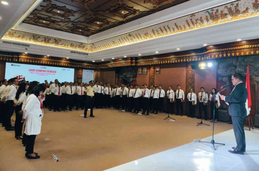  Semangat Pemuda Bergerak, Indonesia Bersatu: BRI Region 17 Denpasar Gelar Upacara Hari Sumpah Pemuda ke-97