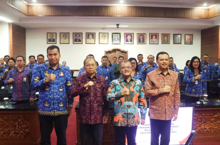  Pemprov Bali Terbaik MCSP 5 Tahun Beruntun, Gubernur Koster: Promosi Jabatan Terapkan Merit, Pengadaan Barang-Jasa harus Bersih