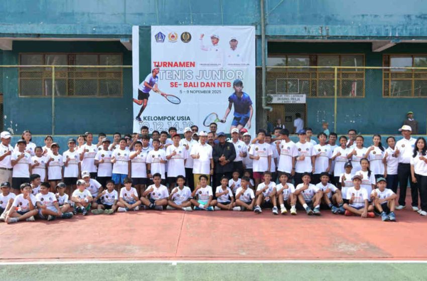  Badung Gelar Turnamen Tenis Junior Terbuka Bupati Badung Cup 2025