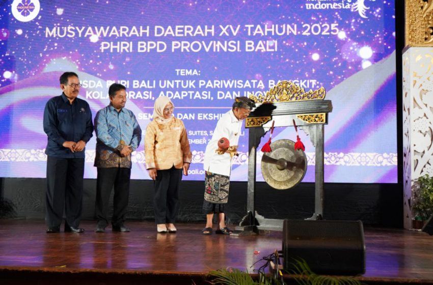  Musda XV PHRI BPD Bali, Sektor Pariwisata tidak Boleh Berjalan Sendiri-sendiri