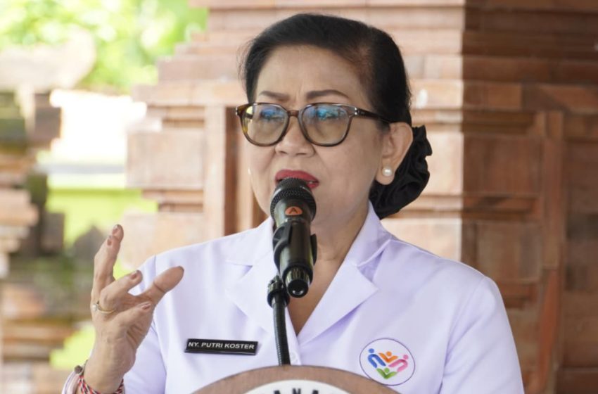  Posyandu Desa Adat Tegal Darmasaba Jadi Lokasi Aksi Sosial TP Posyandu Bali Bersama Ibu Putri Koster