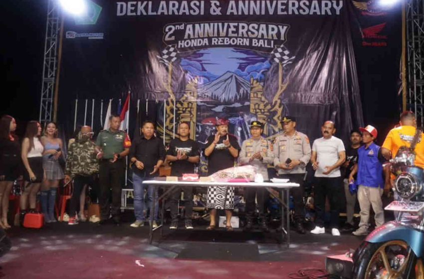  Deklarasi 2nd Anniversary Honda Reborn Bali, Wabup Dirga Tekankan Pentingnya Kebersamaan Wujudkan Tabanan AUM