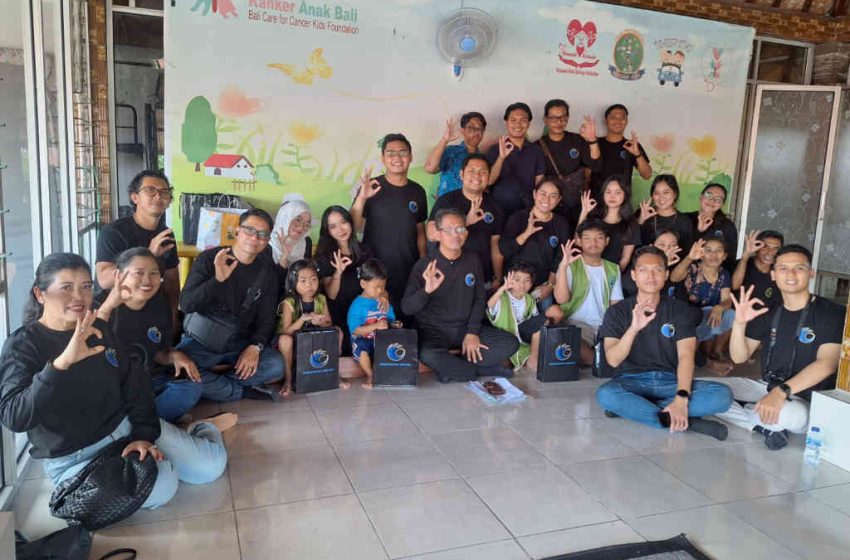  Peringati Hari HAM Sedunia, Kemenham Wilker Bali Kunjungi Yayasan Peduli Anak Kanker Bali
