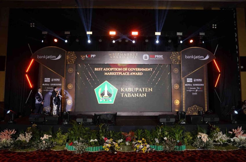  Tabanan Raih MBIZ MARKET Award 2025, Bupati Sanjaya Tegaskan Komitmen Pengadaan Transparan