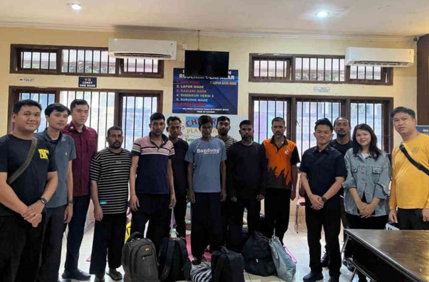  Kantor Imigrasi Kelas I TPI Denpasar Amankan 7 Warga Negara Bangladesh yang Masuk Ilegal ke Bali