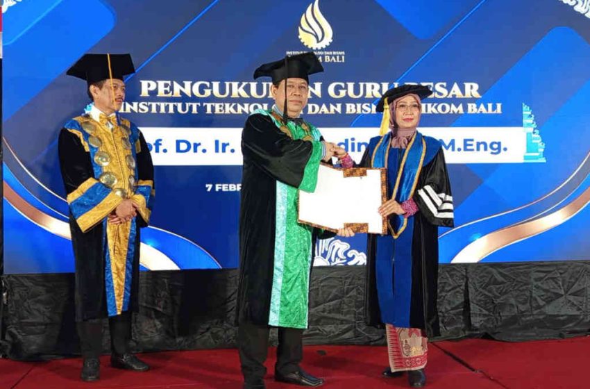  ITB STIKOM Bali Kini Miliki Guru Besar Pertama