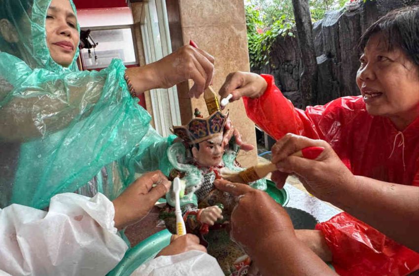  Sambut Imlek 2577, Vihara Dharmayana Kuta Bersihkan 90 Rupang dan Siapkan Kirab Barongsai-Liong