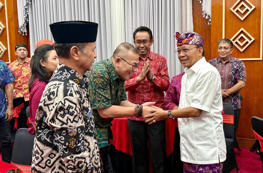  Sepakat Jaga Esensi Kesucian Nyepi dan Idul Fitri, Gubernur Koster Kumpul Bersama Forkopimda, Majelis Agama, FKUB dan Ormas 