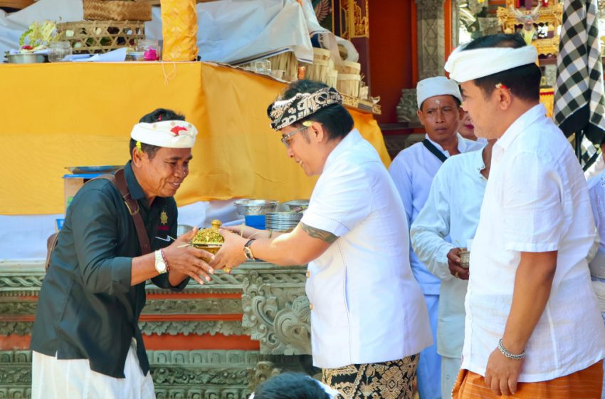  Wagub Giri Prasta Hadiri Melaspas Sanggah Gede Kubon Tubuh Kuthawaringin, Bangli