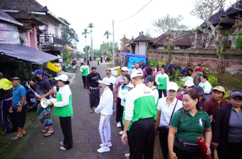  Warga Desa Sulangai Antusias Sambut Gerakan Bersih Lingkungan