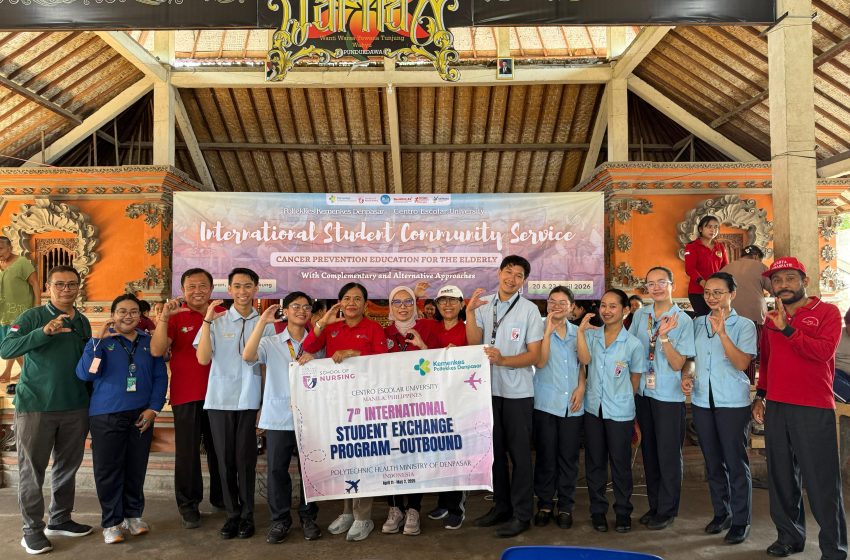  Mahasiswa Indonesia–Filipina Edukasi dan layanan Lansia Cegah Kanker di Klungkung