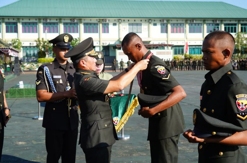  Dikmaba Infanteri Gelombang I TA 2026 Ditutup, Pangdam IX/Udayana Lantik 137 Prajurit