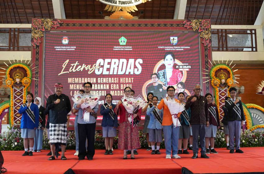  Bangun Generasi Cerdas, Tabanan Kukuhkan Bunda Literasi dan Duta Demokrasi
