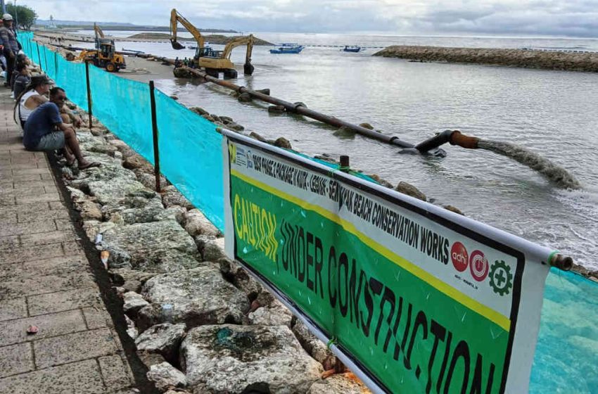  Proyek BBCP Phase II, Pengisian Pasir Pantai Kuta Mulai Dikerjakan