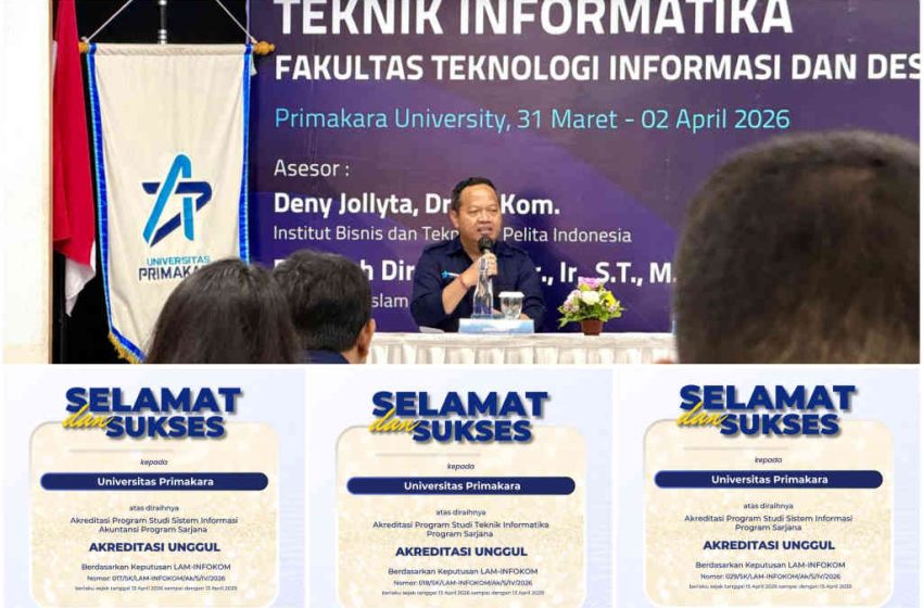  Belum Genap 13 Tahun, Primakara University Sapu Bersih Akreditasi Unggul untuk Semua Prodi Infokom