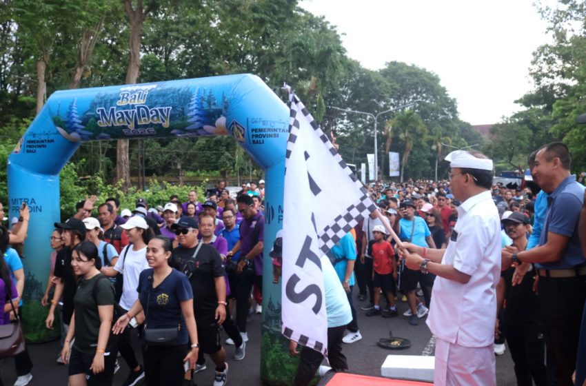  Gubernur Koster Apresiasi Peringatan May Day 2026, Dibingkai Kegiatan Edukatif dan Rekreatif