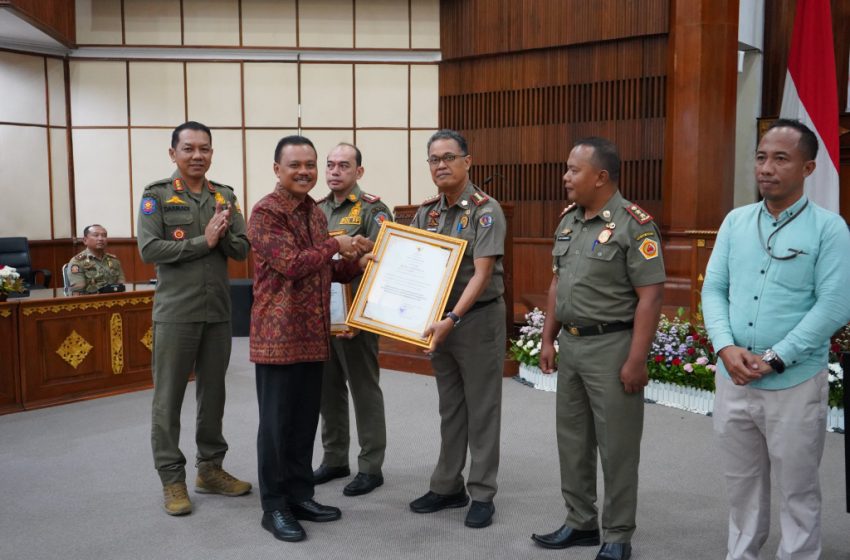 Rakerda Satpol PP se-Bali, Sekda Dorong Penguatan Deteksi Dini Gangguan Trantibumlinmas