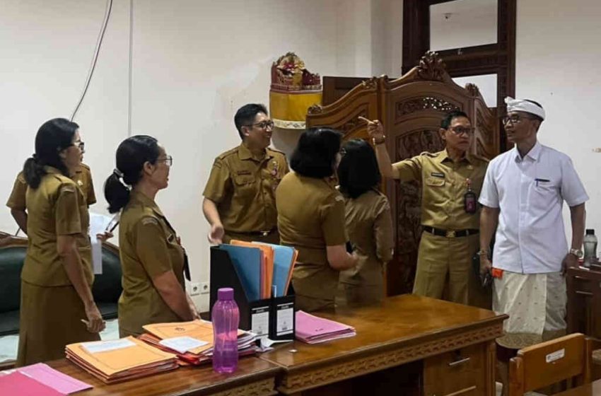  Tingkatkan Disiplin ASN, Tim GDN Kabupaten Badung Gelar Sidak Jam Kerja