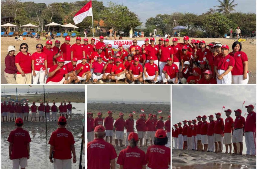  Pali Pali Rayakan HUT ke-81 RI di Pantai Segara Ayu Sanur, Tetap Jaga Semangat Nasionalisme